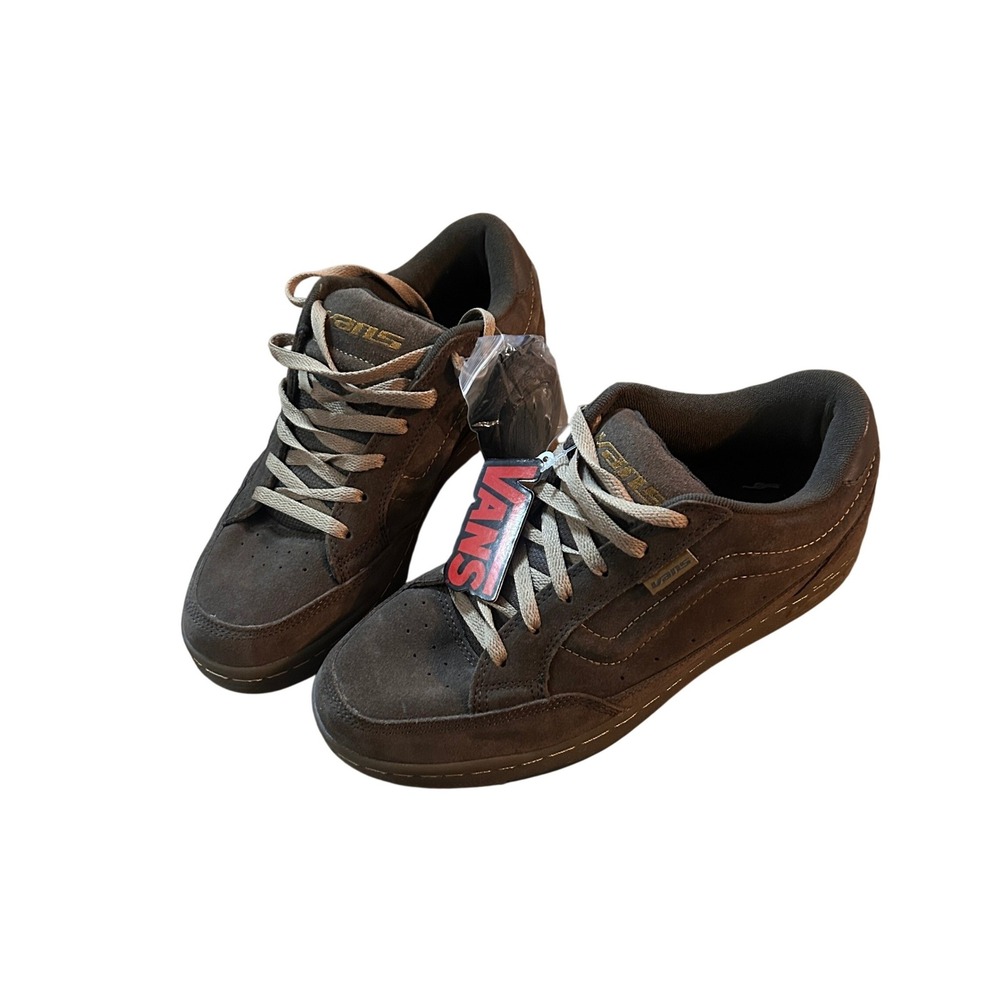 Vans Mens Brown Suede Chunky Y2K Skate Shoes NWT Low Top Sneakers Size 10.5